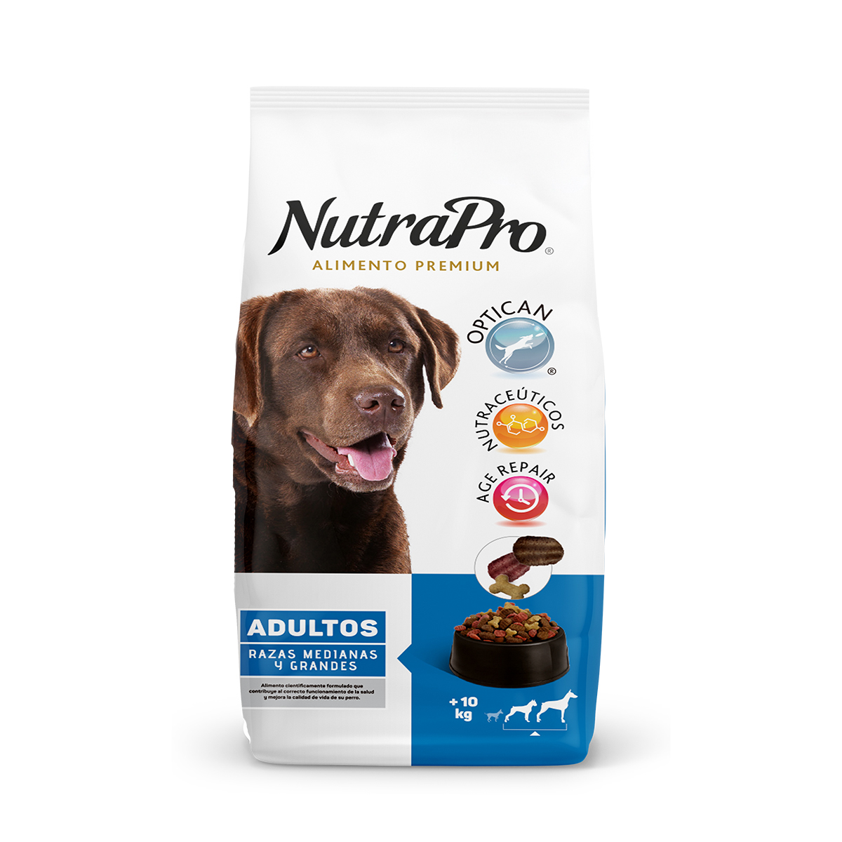 Nutra Pro Adulto Raza Mediana y Grande 20 Kg