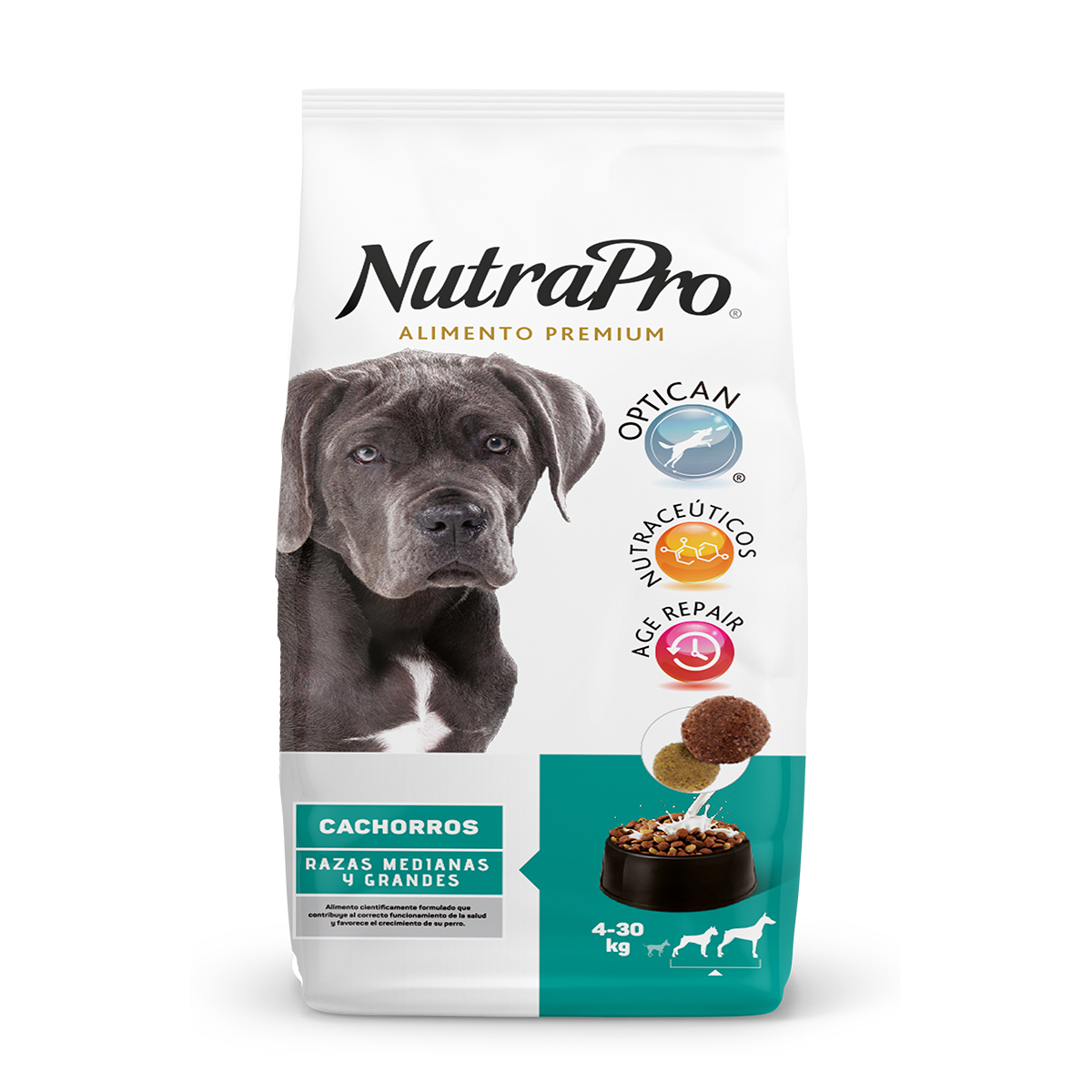 Nutra Pro Cachorro Raza Mediana y Grande 20 Kg