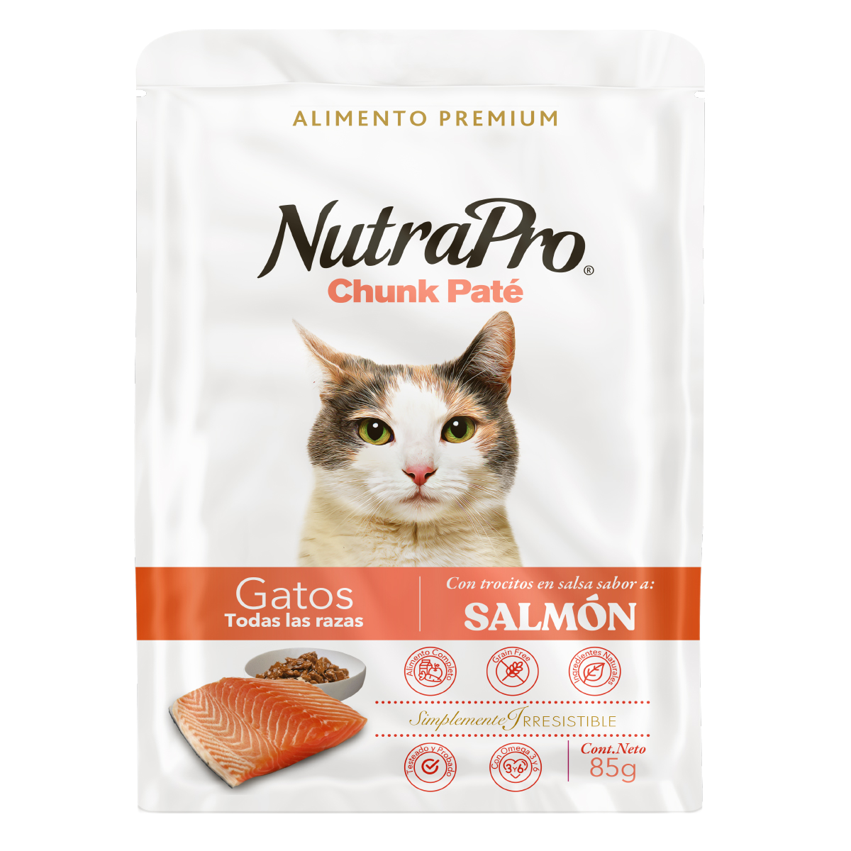 Nutra Pro Pouch Salmón 85gr